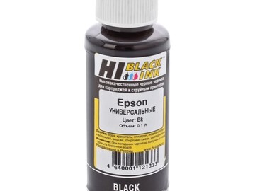 Чернила Hi-Black Универсальные для Epson, Black, 0,1 л