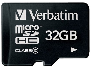 Память Verbatim Micro SecureDigital Card 32GB